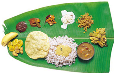 typisches Südindisches Essen