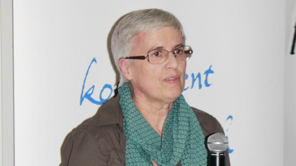 Sr. Margit Forster, SOLWODI-Fachberatungsstelle Berlin, „solidarity with women in distress – Solidarität mit Frauen in Not"