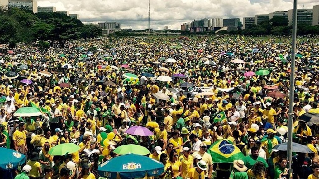 Demonstrationen in Brasilia