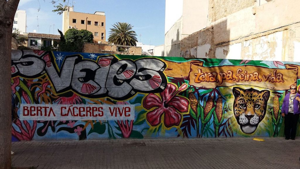 Hommage an Berta Cáceres in Palma, Spanien © Chixoy/www.wikipedia.de
