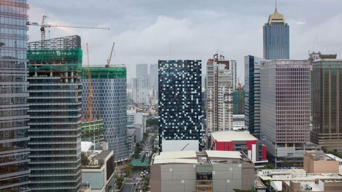 Skyline und Hochhäuser in Metro Manila. Foto: Harms/MISEREOR.