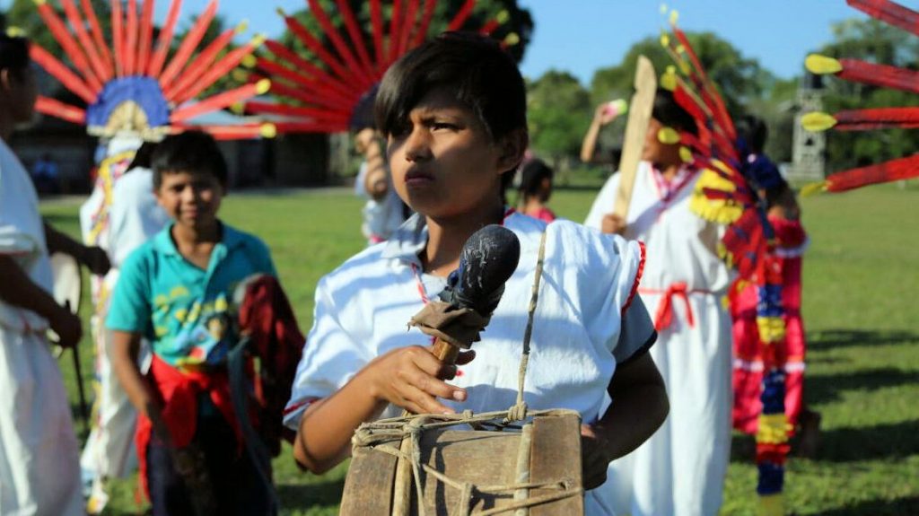 Knapp 1000 Indigene kämpften mit einem Protestmarsch gegen das Straßenbauprojekt durch den Nationalpark TIPNIS. Foto: Coordinadora de Defensa de los Territorios