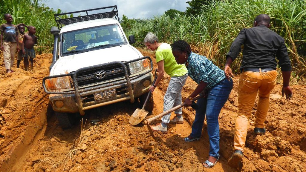 Feldbesuch Verbindungsstelle Kongo
