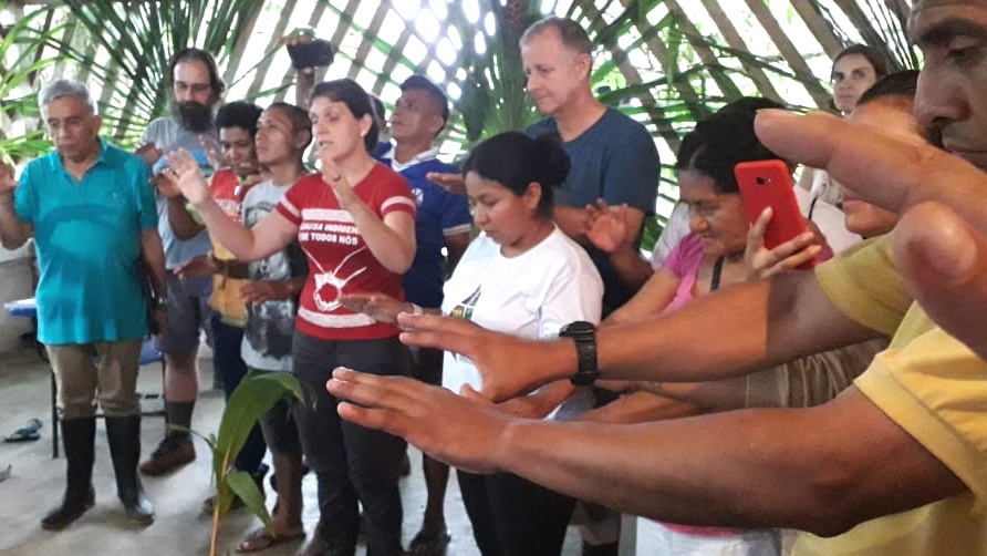 Aula Viva Workshop in indigener Gemeinde Amazonas