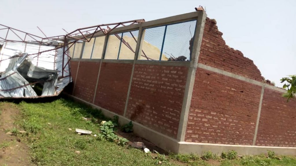 Tschad Orkan 2021 zerstörte Schule