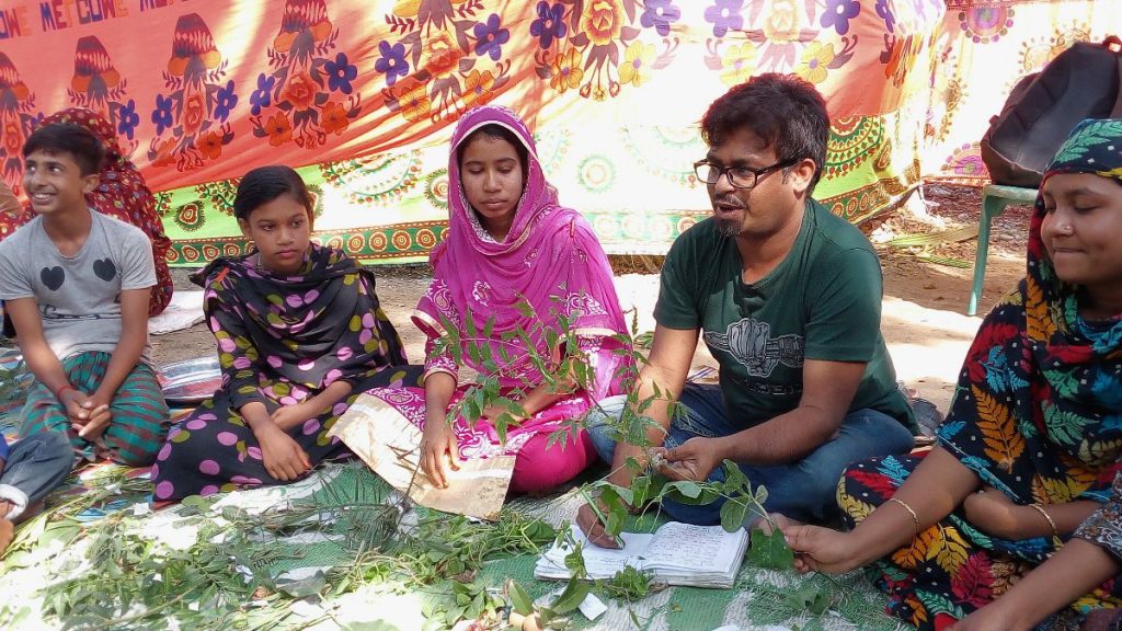 Dorfschule Satkhira District Bangladesch