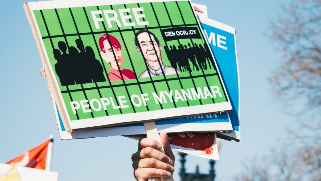 Proteste Demokratie Myanmar 2021