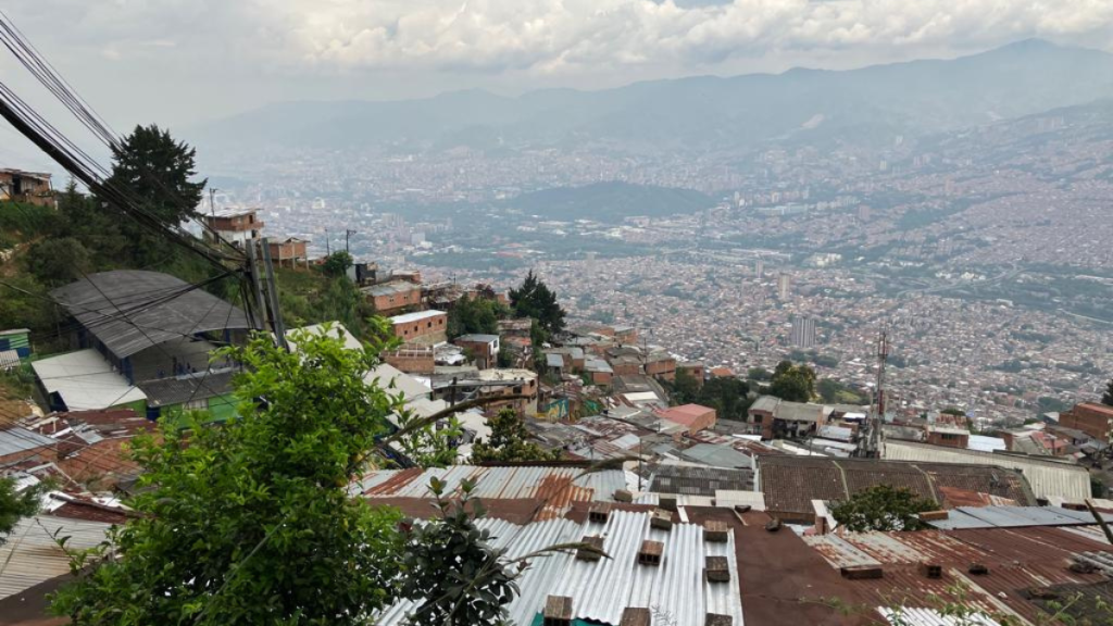 Blick auf Medellín