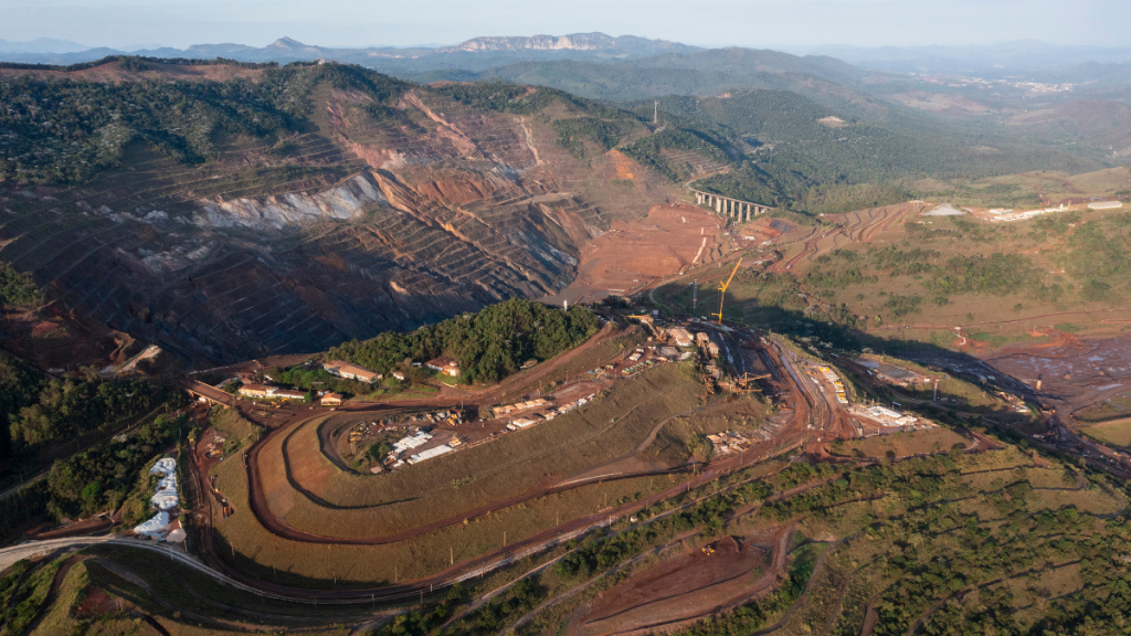 Bergbau im brasilianischen Bundesstaat Minas Geraus.