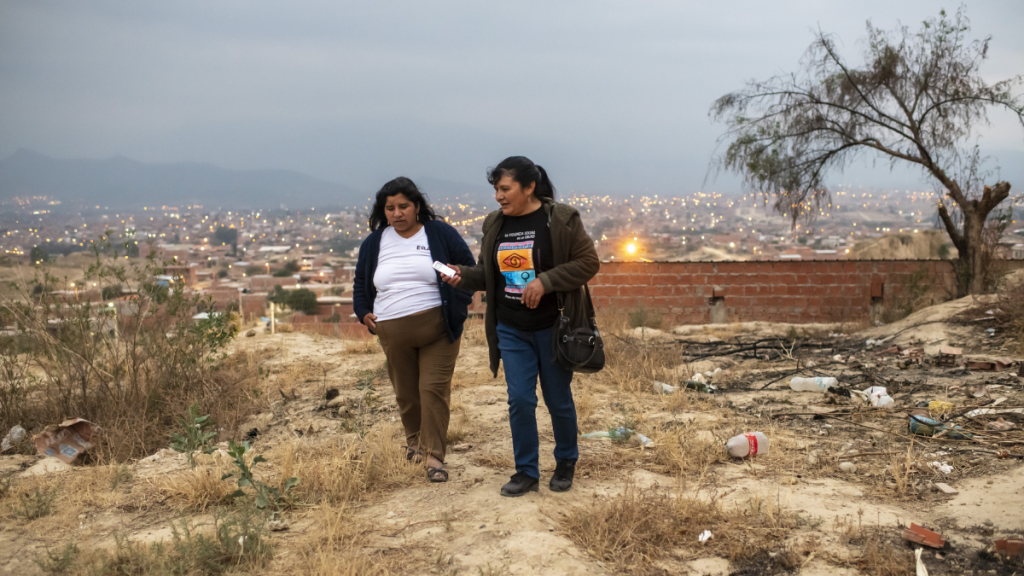 Frauen der Partnerorganisation ECAM in Bolivien